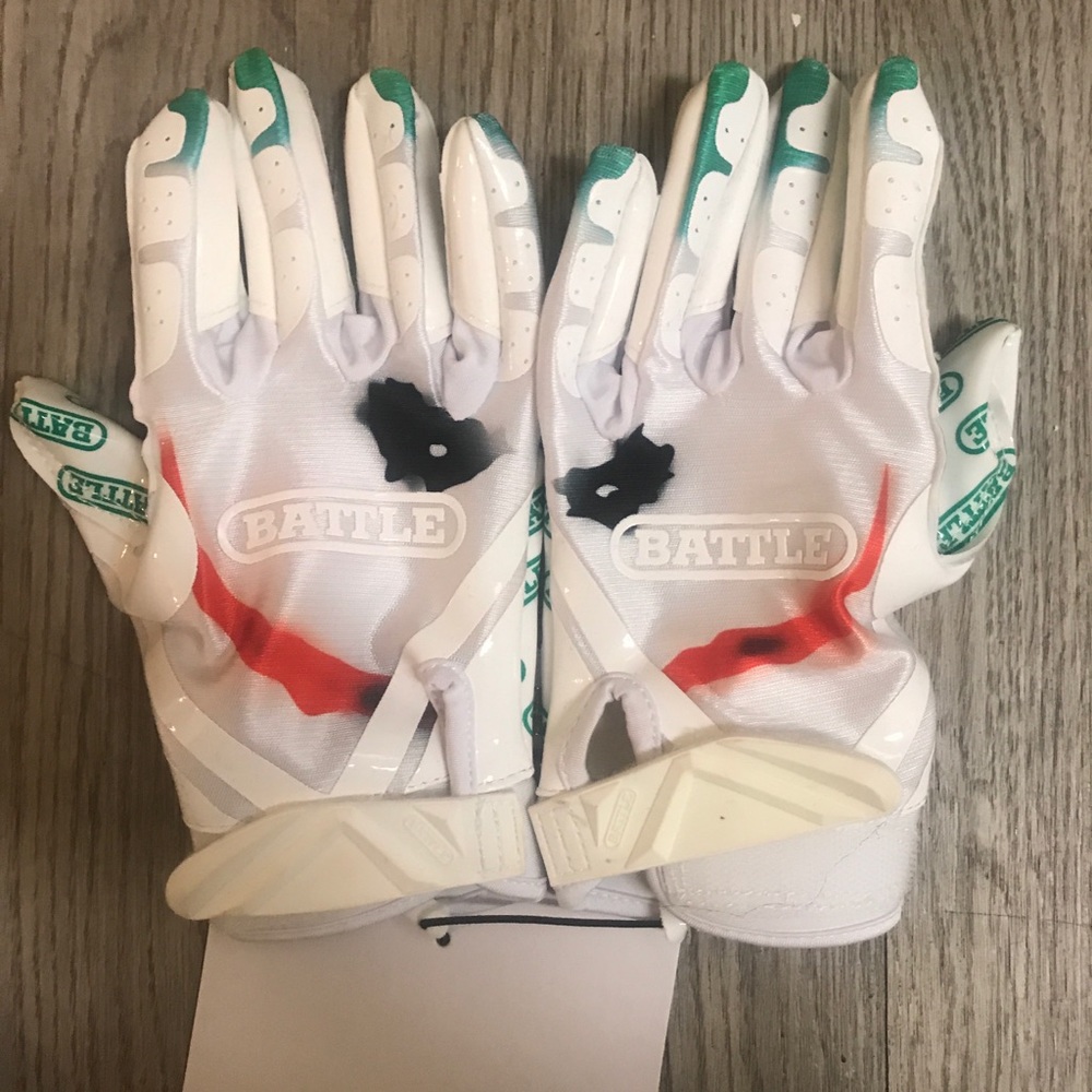 Battle football receiving gloves